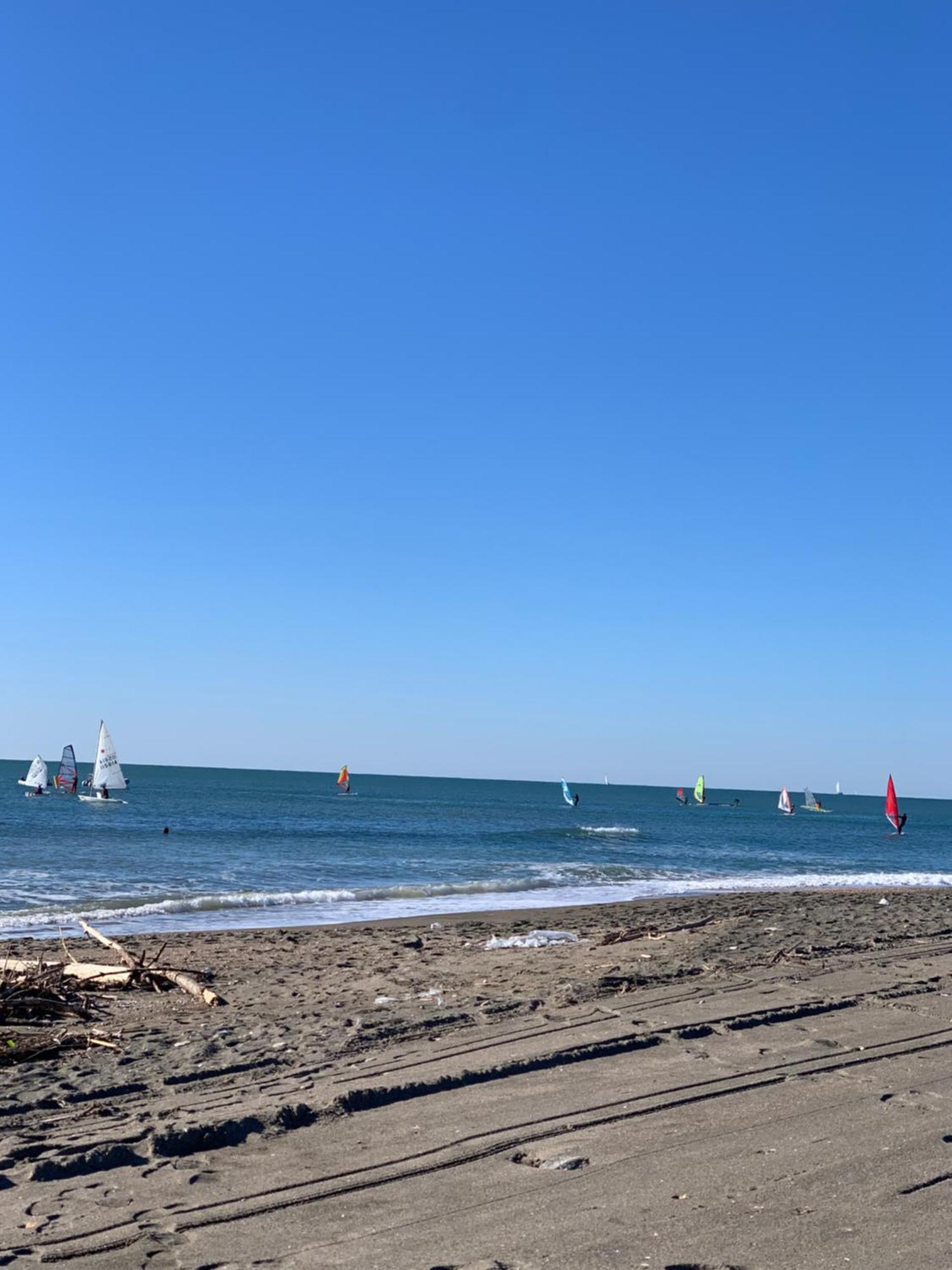 Ferienwohnung Penthouse Salus Sea View Terrace Lido di Ostia Exterior foto